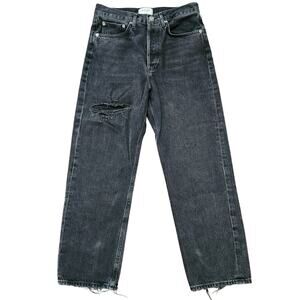 AGOLDE 90's Crop Jean Shutter Black Size 26